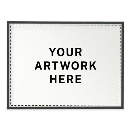 United Visual Products Drop-In Shadowbox, 18"x24", Cherry/Buff UVSB1824-CHERRY-BUFF